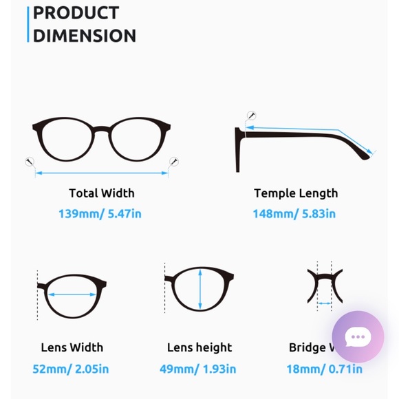 #S939 Glasses Frames from Firmoo, size large with prescription - Picture 6 of 8